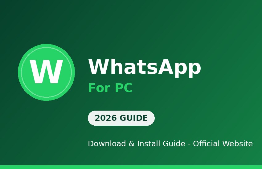 WhatsApp for PC download and install on Windows
