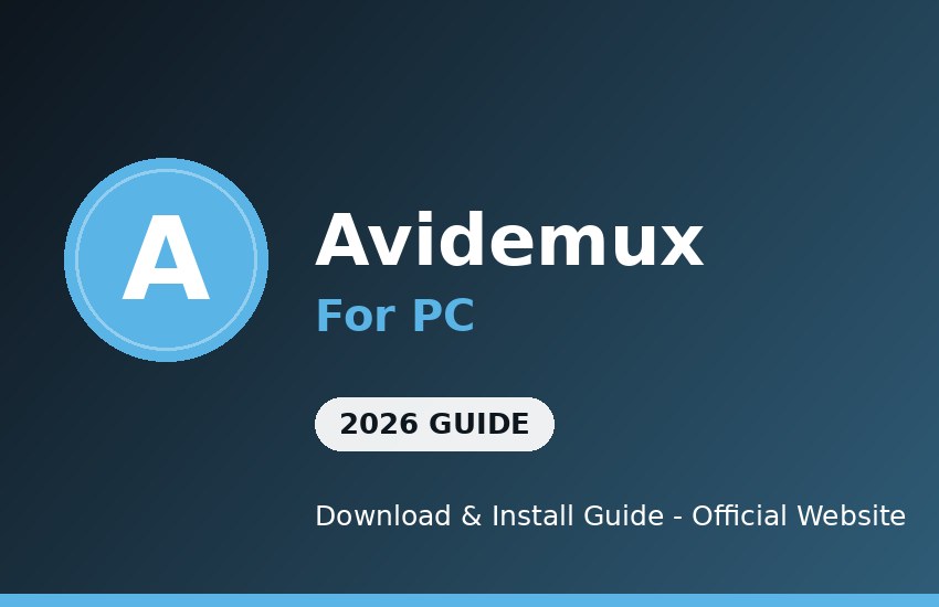 Avidemux for PC download and install on Windows