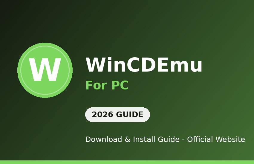 WinCDEmu for PC download and install on Windows