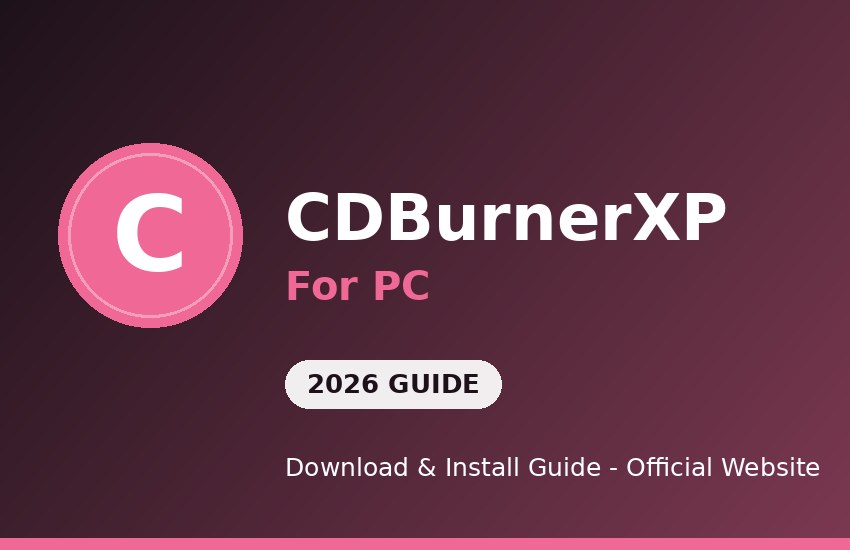 CDBurnerXP for PC download and install on Windows