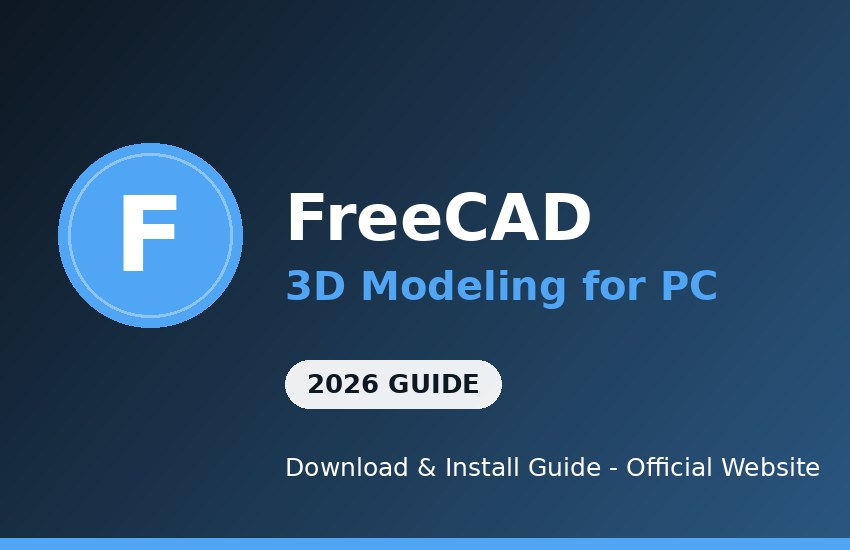 FreeCAD for PC download and install on Windows