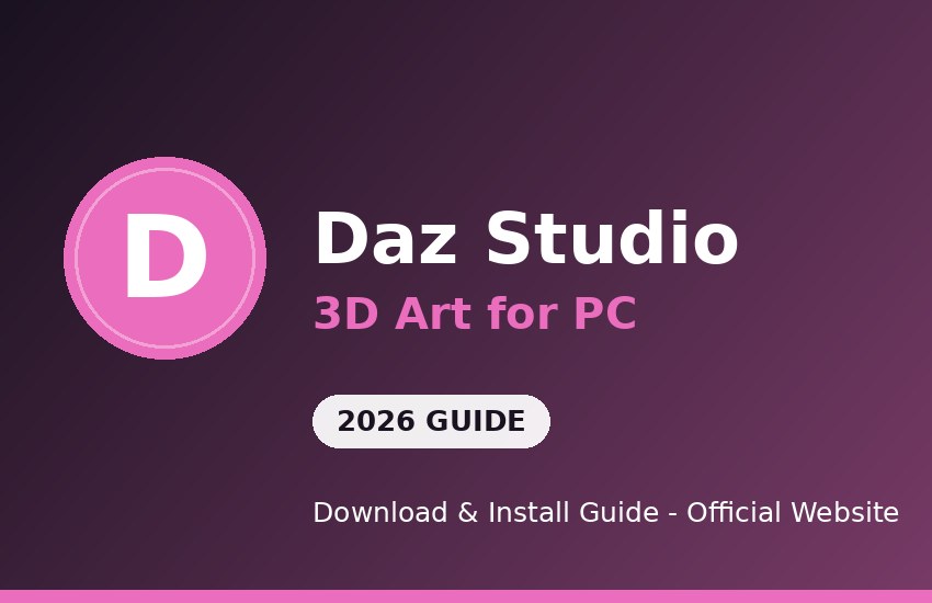 Daz Studio for PC download and install on Windows