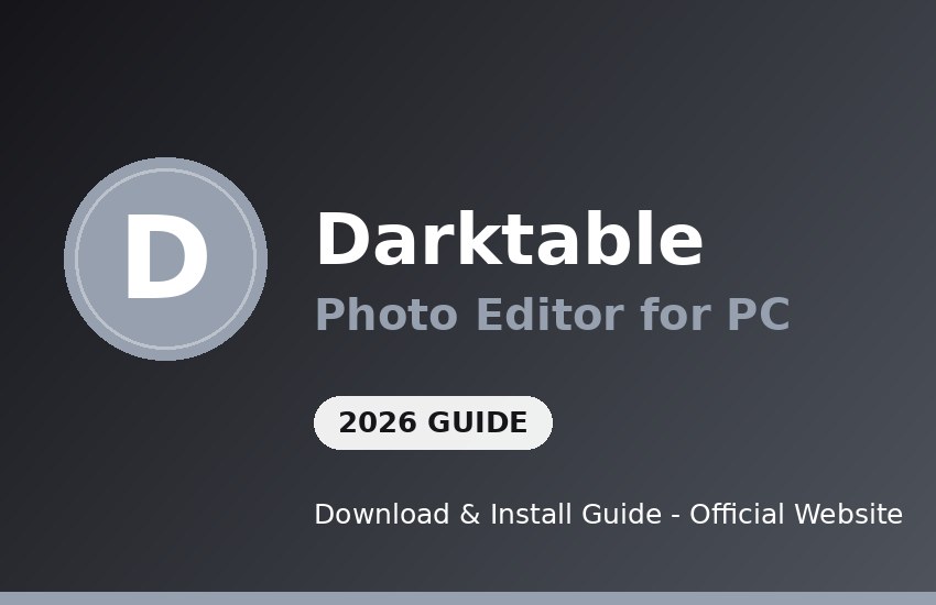 Darktable for PC download and install on Windows