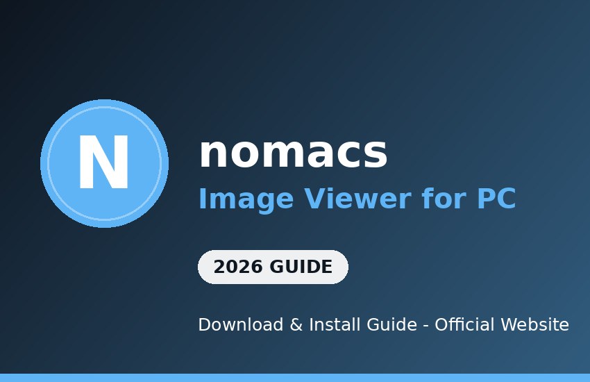nomacs for PC download and install on Windows