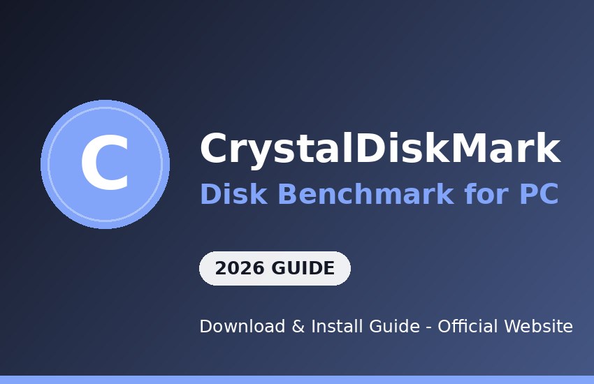 CrystalDiskMark for PC download and install on Windows