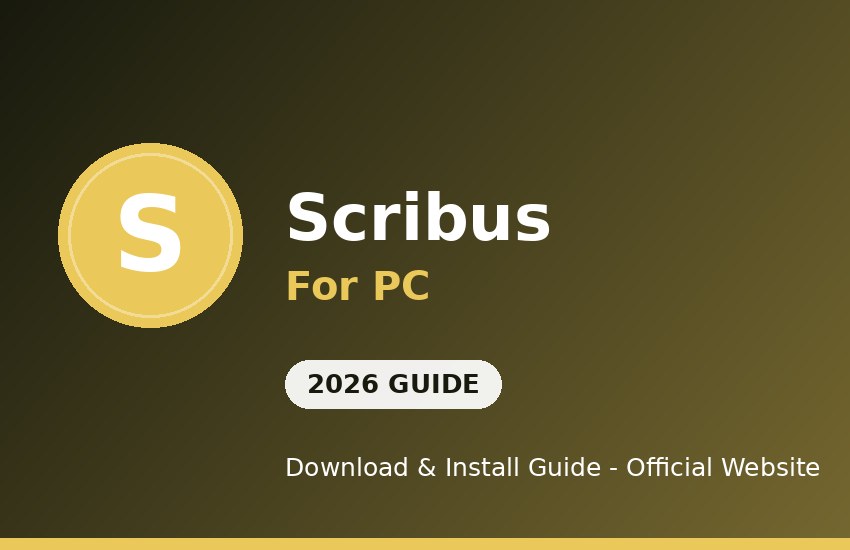 Scribus for PC download and install on Windows