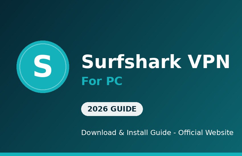 Surfshark VPN for PC download and install on Windows