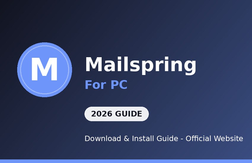 Mailspring for PC download and install on Windows