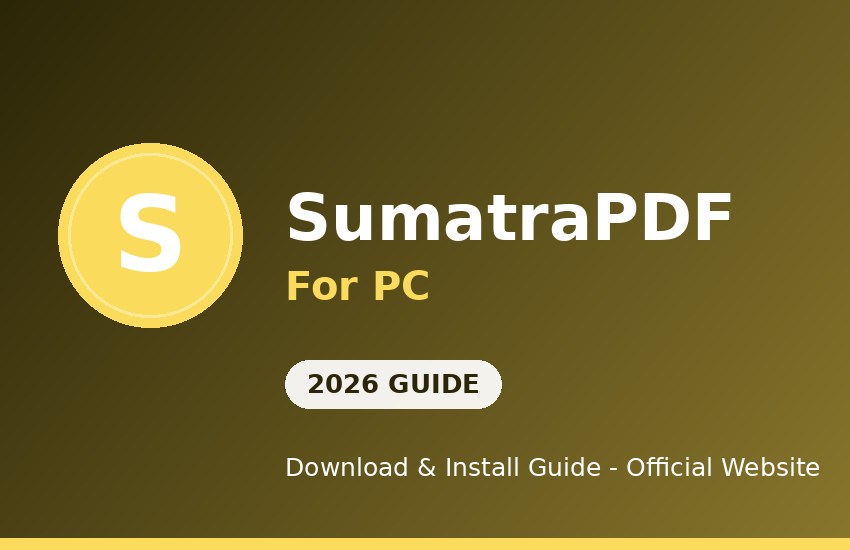 SumatraPDF for PC download and install on Windows