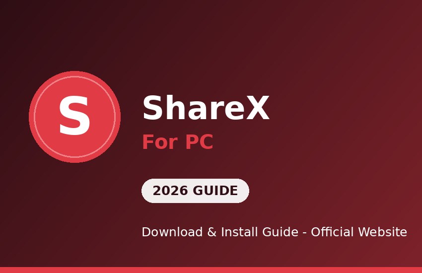 ShareX for PC download and install on Windows