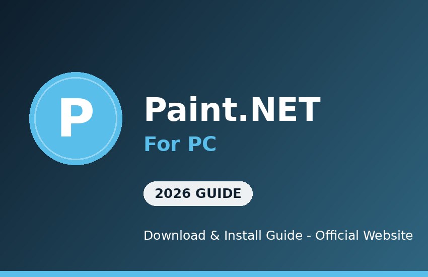 Paint.NET for PC download and install on Windows